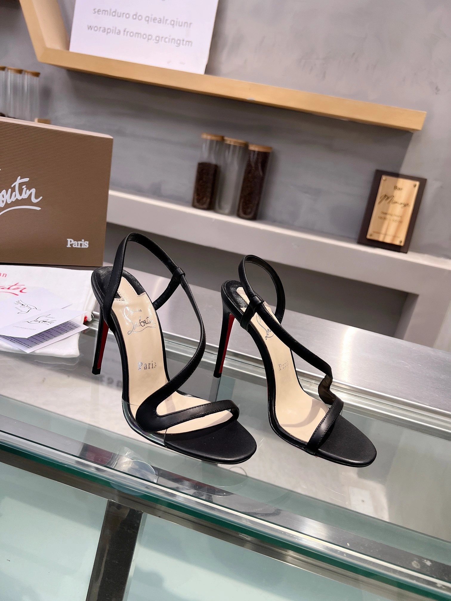 &COCO-- 8ou2ou 3210190BK01 Heel height：10.5CM sheepskin item:D-X000G0388